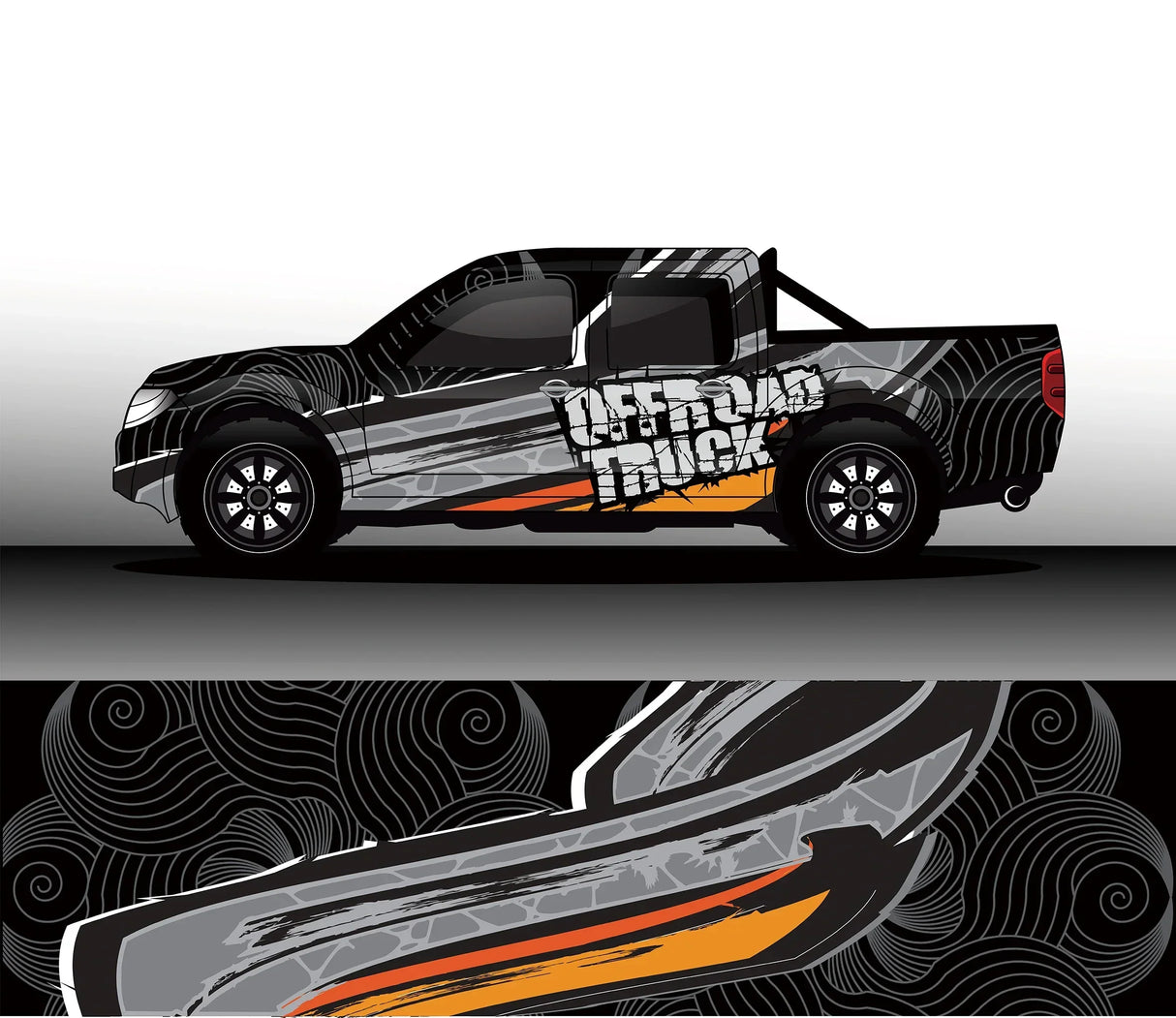 Colorful Stitching Full Body Racing RV Graphic Decals Vinyl Wrap Camo Custom Size Color Changing DIY Car Full Wrap 300*60cm
