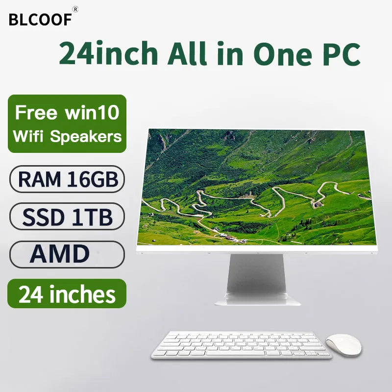 All In One Desktop Computer A8 AMD Full