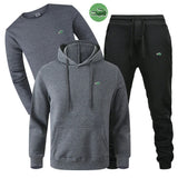 High quality embroidered hooded sweatshirt pants suit casual