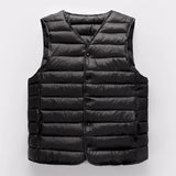 2023 Autumn Winter Men Warm Vest Jacket Male