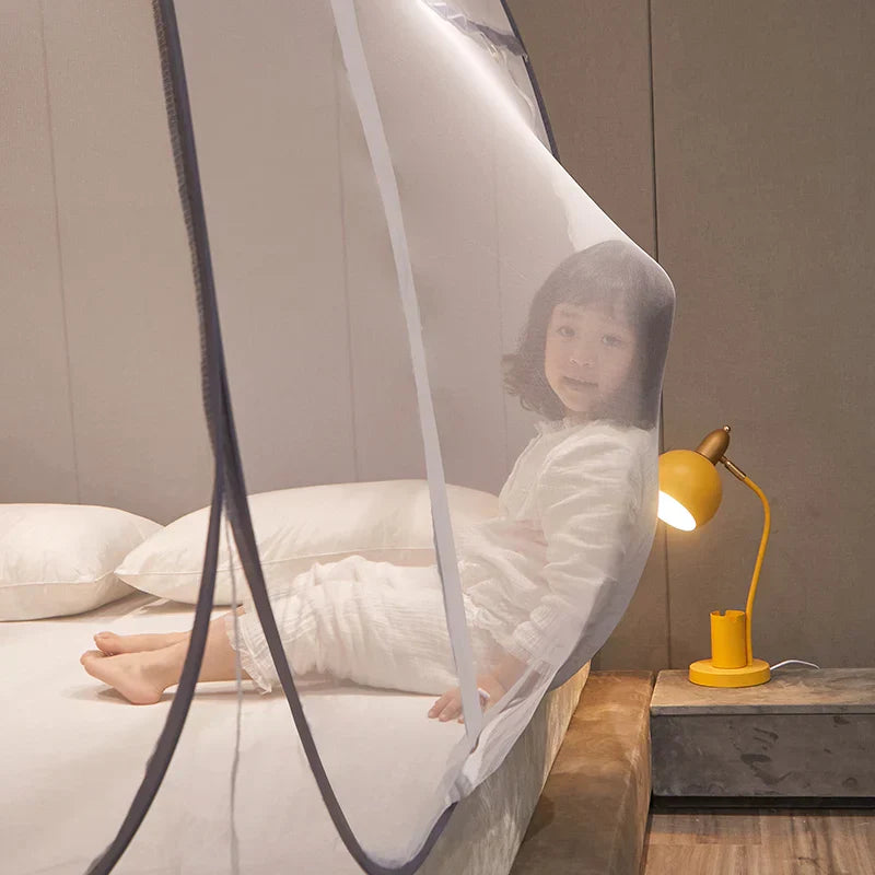 Mongolian Tent Square Mosquito Net Double Bed Curtain