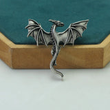 Dragon Brooches For Women Men Flying Animal Party