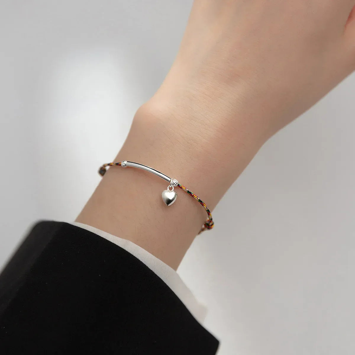La Monada 23cm 925 Sterling Silver Colorful Rope
