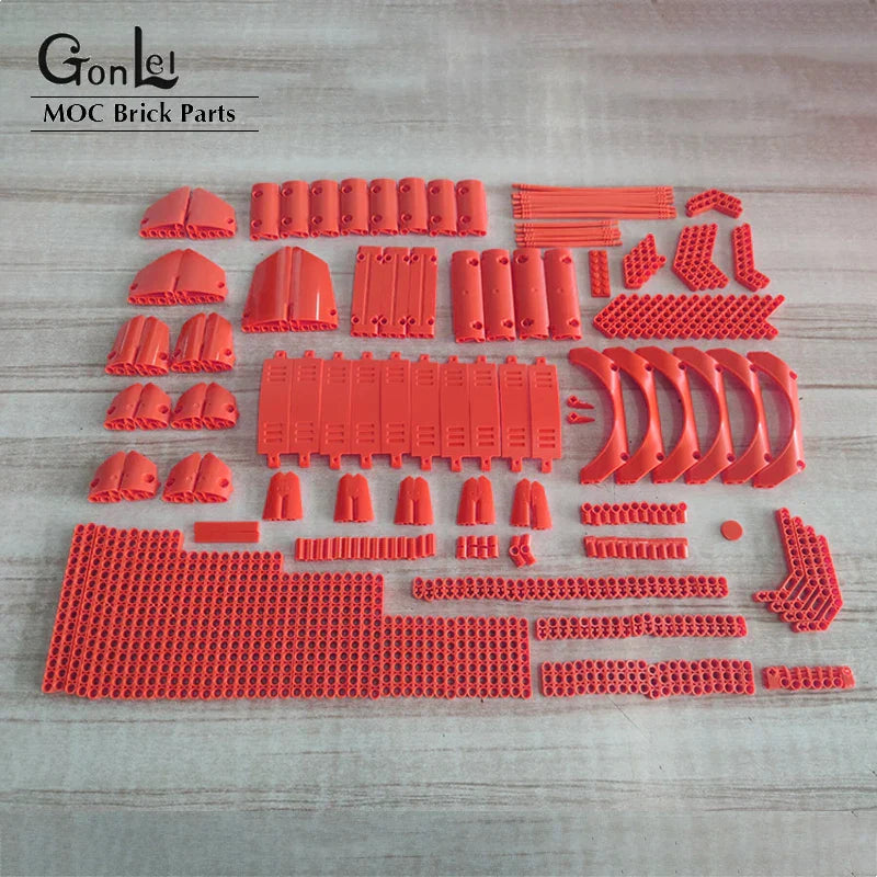 274Pcs/lot MOC Bulk Soft Pin Axle Conectors Truck