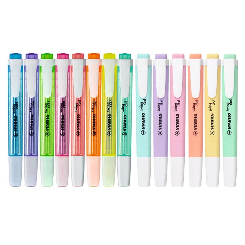 Stabilo Swing Cool Highlighters Pens Mark 1-4mm Pastel