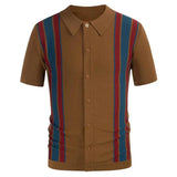 Men's Summer Short Sleeve Polo Shirts Knitted Business