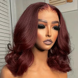 13x6 Body Wave 99j burgundy 13x4 Lace Front