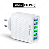 USLION 6 In 1 USB Charger QC3.0 Fast