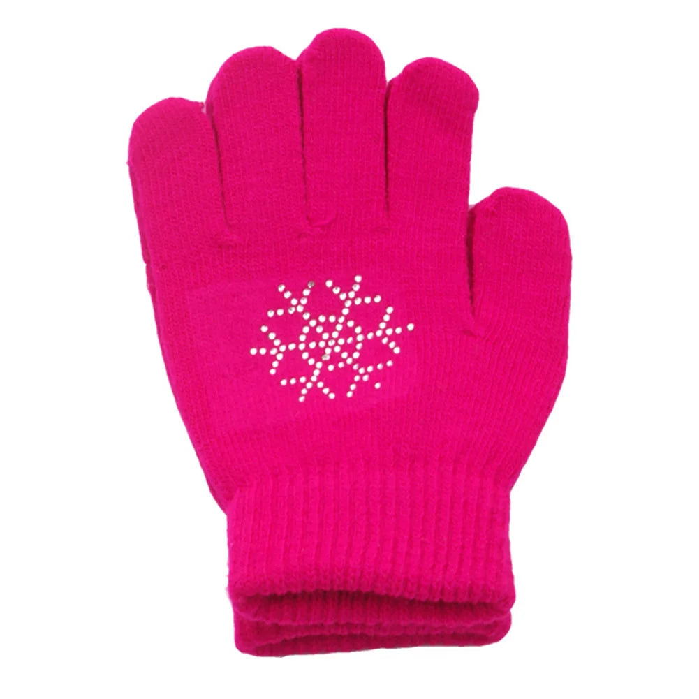 1 Pair Figure Skating Gloves Skating Nonslip Winter