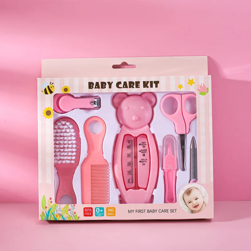 Baby care 7-piece infant water temperature meter combination