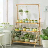 Plant Stand Storage Shelf 3-Tier Hanging Stand for