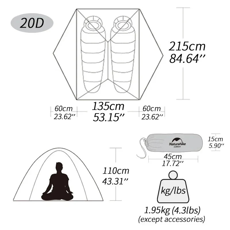 Naturehike Star River 2 Ultralight Tent 2 Person