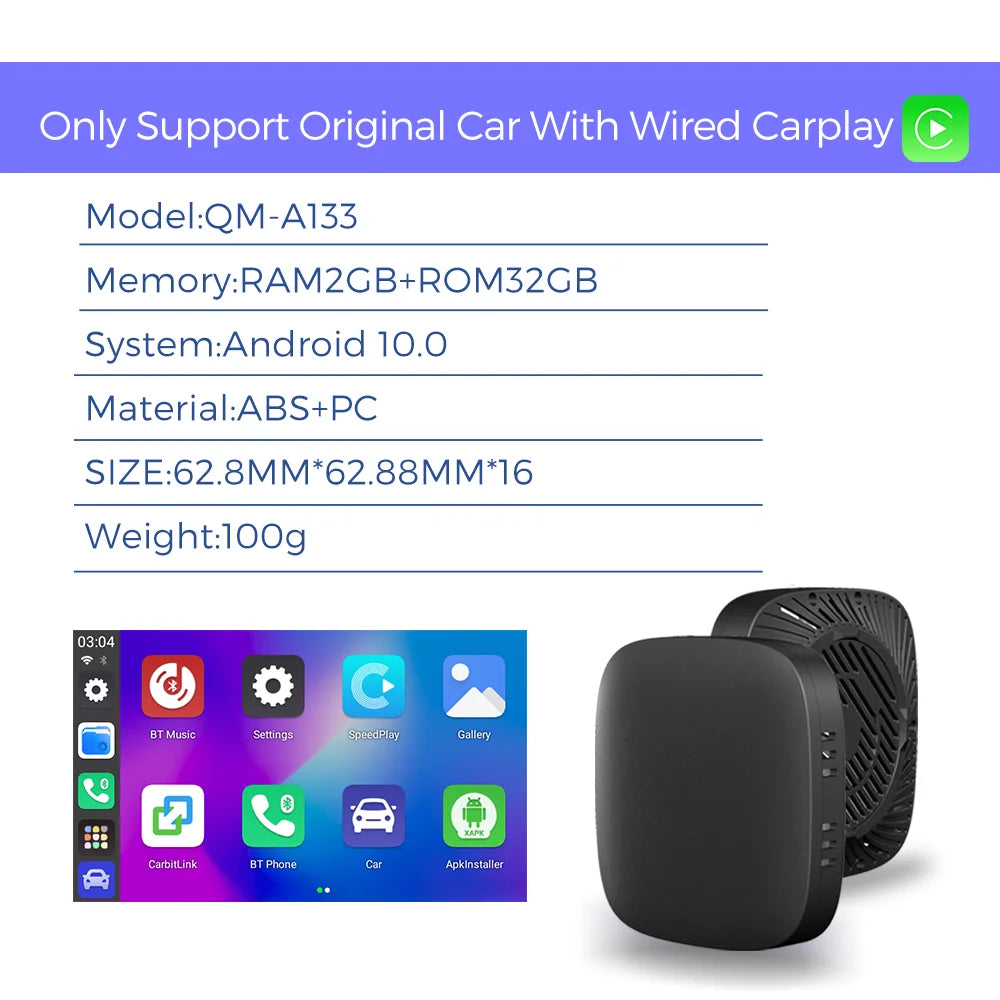 2024 Smart Ai Box Wireless Android Auto Carplay