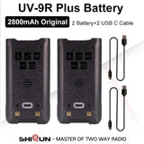 Baofeng UV-9R Battery USB C Charge 4800mAh Li-ion