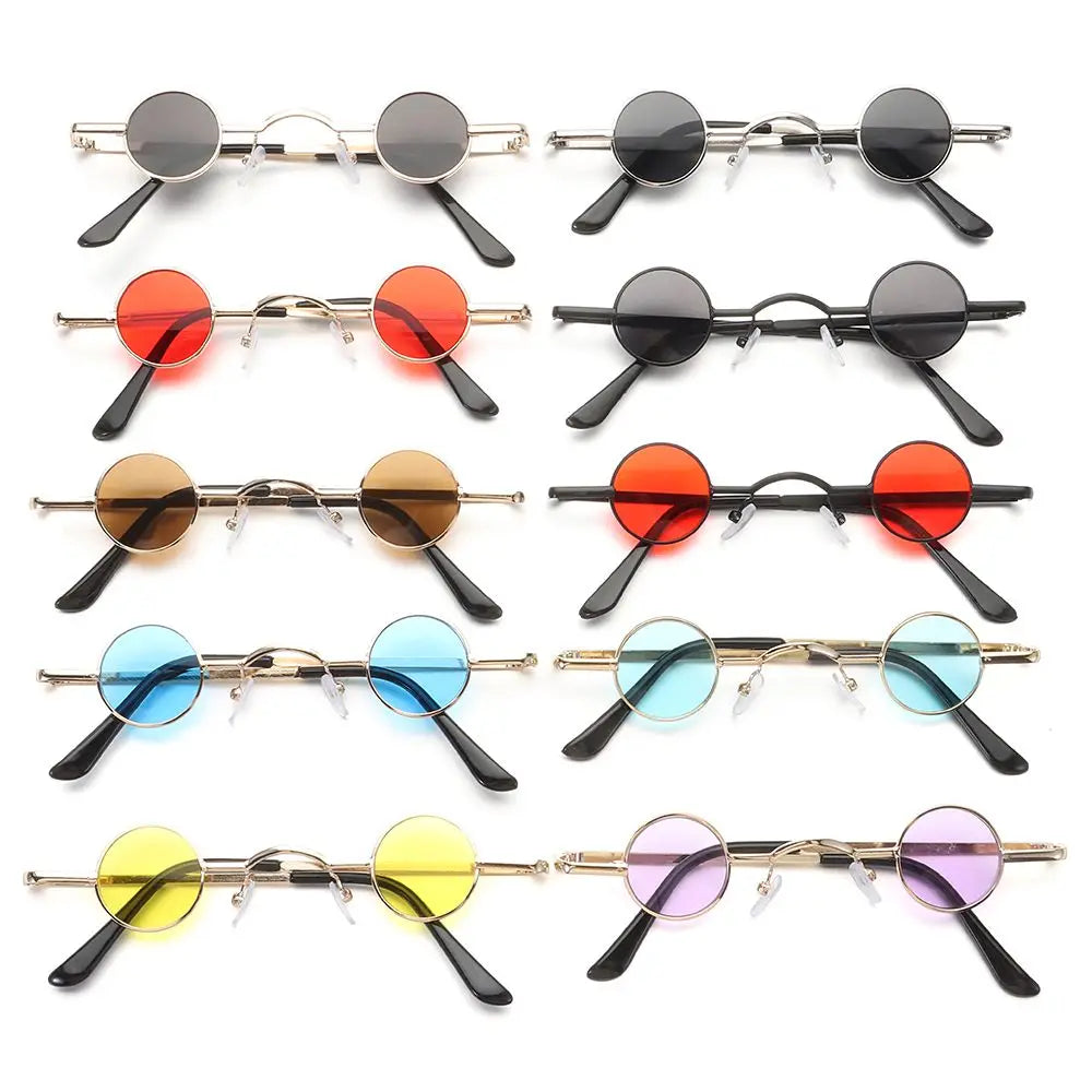 Ins Trendy Small Round Sunglasses Women Men Fashion