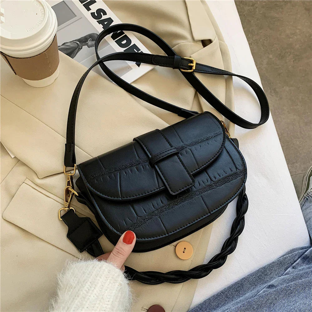 Toptrends Saddle Small Shoulder Crossbody Bags For Women