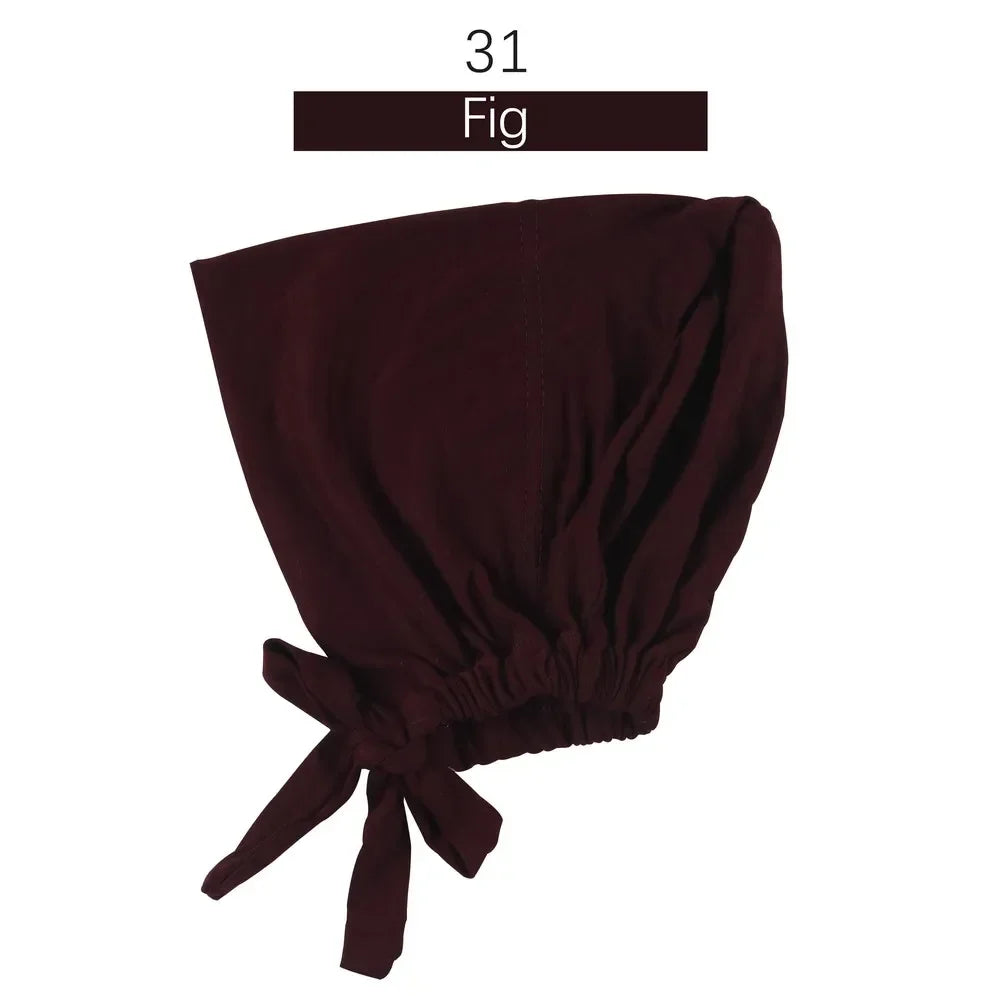 Inner Tie Back Hijab Cap Modal Turban Hat