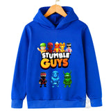 Kids Anime Stumble Guys Hooded Sweatshirts Long Sleeve