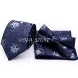 45 Color Paisley Geometry Striped 7.5cm Tie Set