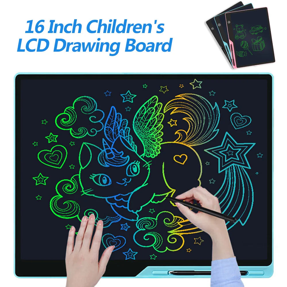 Educational Toys Writing Tablet For Kids 16-Inch LCD