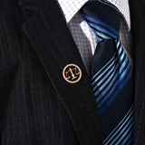 Qi Qi Wu Libra Balance Advocate Lawyer Brooch
