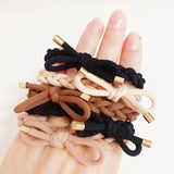 5PCS Women Hair Scrunchies Girls Elastic Hair Rubber