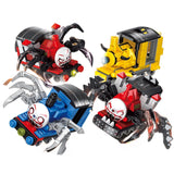 Choo-Choo Charles Horrors Game Building Blocks Demonic Spider