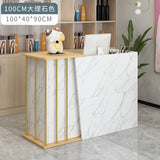 Modern wood Reception Desks Simple Supermarket Cashier Hotel