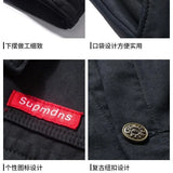 2023 Fashion Outdoor Men Thickened Fleece Denim Jacket