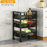 Home Kitchen Trolley Multifunction Oven Microwave Cart Moving