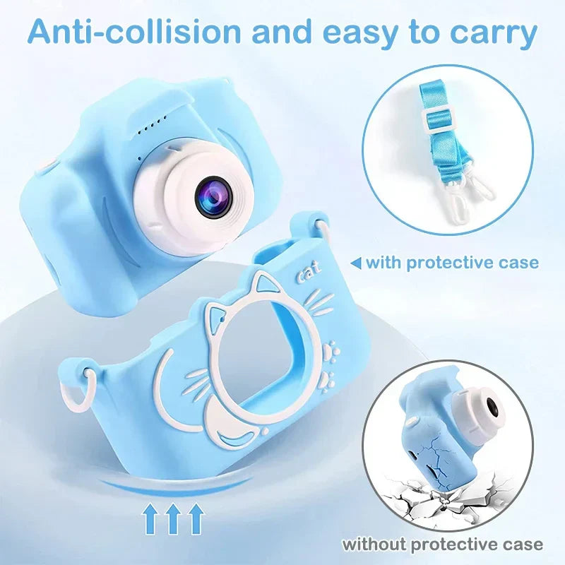 Children's Camera 2 Inch Dual Camera 1080P HD