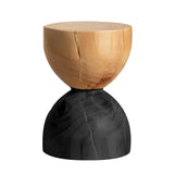 Creative Solid Wood Stool Log Pouf Sitting Stool