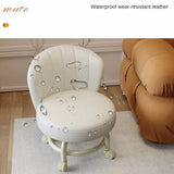 Household stool with wheel pulley low stool door