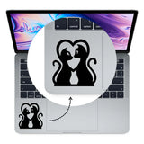 Sweet Cat Lover Vinyl Trackpad Decal Laptop Stickers