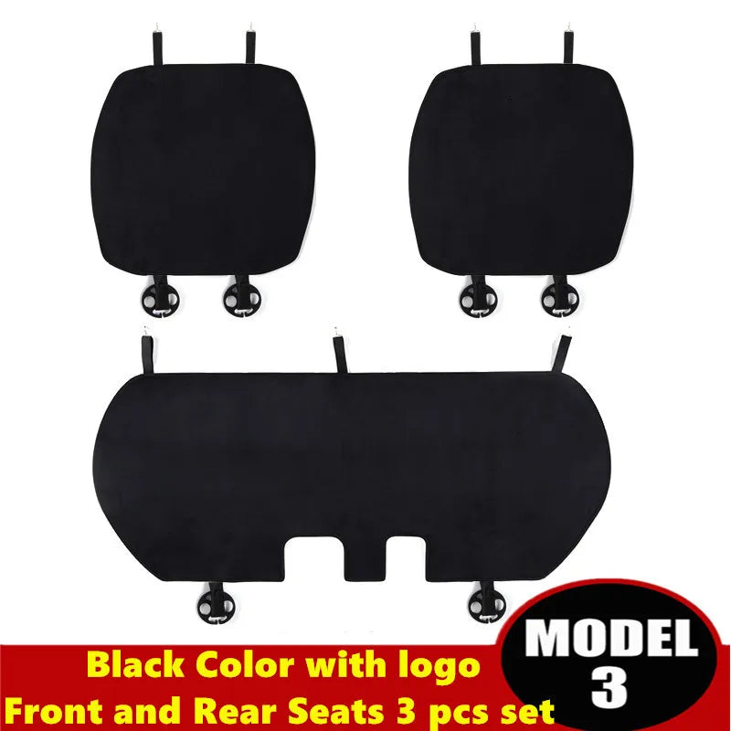 High Quality Flannel Upholstered Seat Cover For Tesla