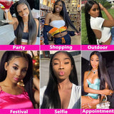 13x6 Straight Lace Front Wigs 32 Inches HD