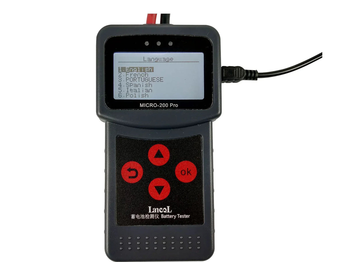 Micro 200 Pro Car Battery Tester Small Clip