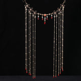 Antique Chinese Style Face Curtain Hanfu Hair Accessories