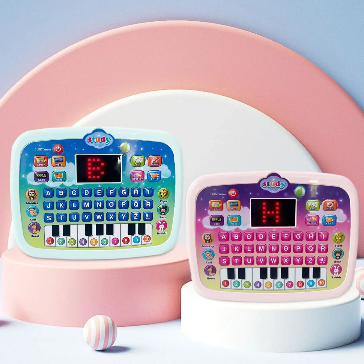 Kids Tablet Toy Educational Toddler Toys Laptop English