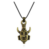 Movie Supernatural Dean Leather Rope Coppery Pendant Necklace