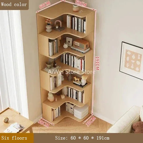 Storage Organizer Bookcases Shelves Magazine Wall Mainstays Racks