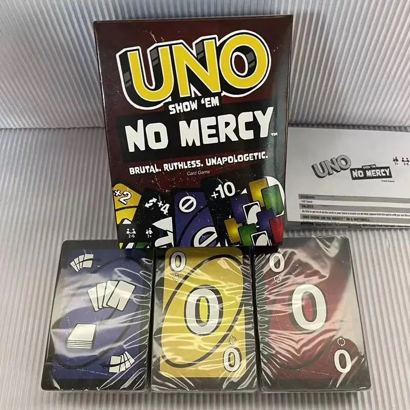 UNO NO MERCY Matching Card Game Minecraft Dragon