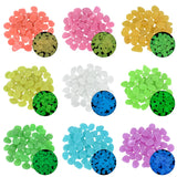 50Pcs 2cm Luminous Stones Garden Pebbles Glow In