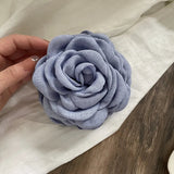 Fabric Rose Flower Crab Hair Clip Ins Popular