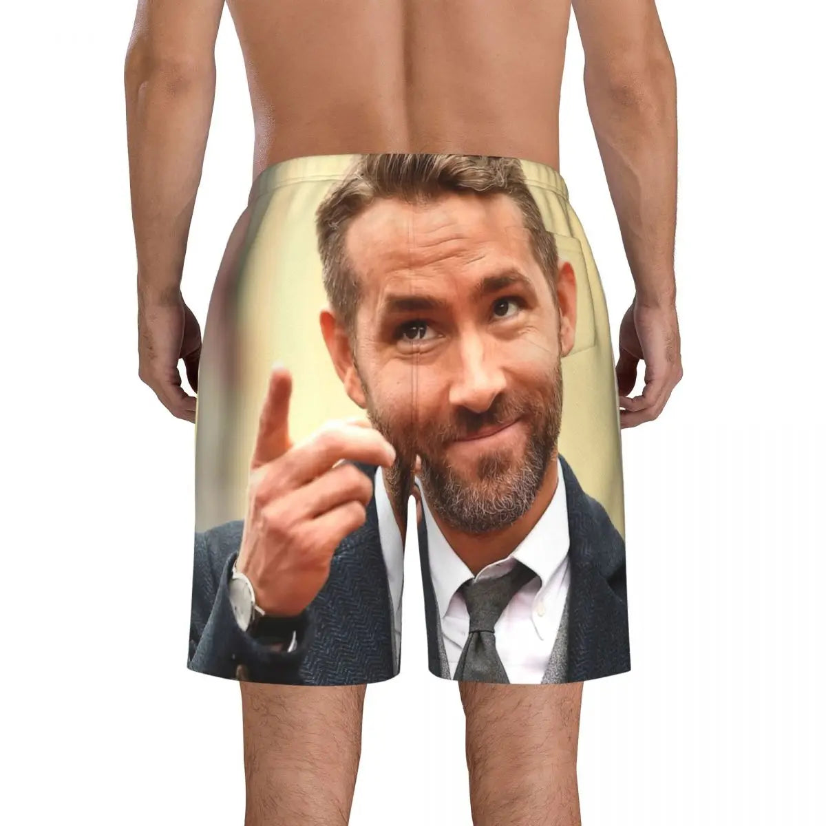 Ryan Reynolds Men's Beach Shorts Fitness Quick-drying Swimsuit