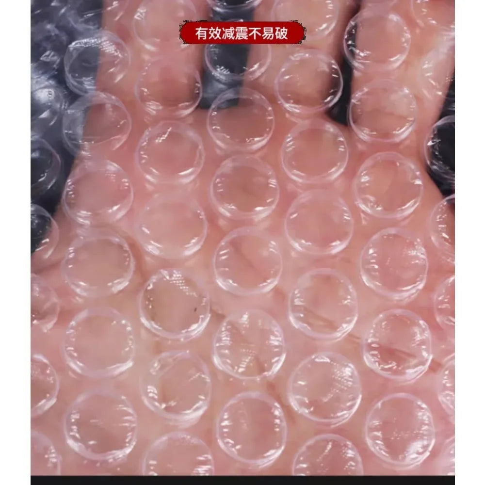 50pcs 10x20cm Plastic Wrap Envelope White Bubble Packing