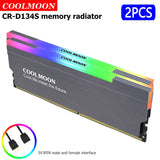 COOLMOON CR-D134S RAM Heat Spreader 5V 3PIN Male/Female