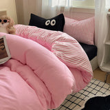 Nordic Sling Bed 150 Bedding Sets Stripes Duvet