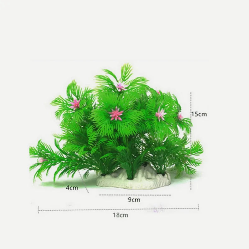 24-52cm Large Aquarium Plants Plastic Grass Fish Tank