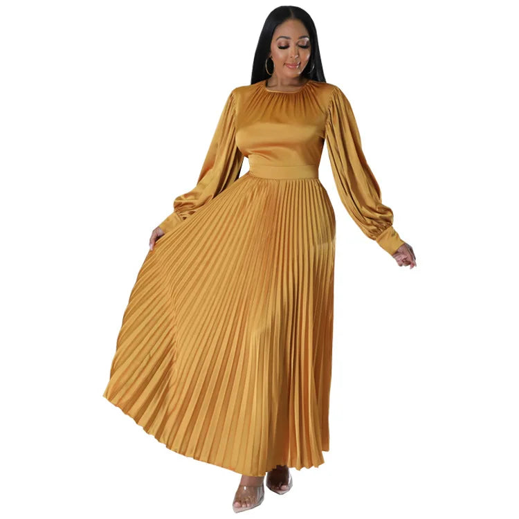 Elegant Dresses For Women Autumn Winter Maxi Dress